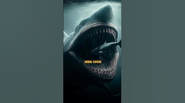 Terrifying Megalodon shark Encounter 😱👀 #mystery #megalodon #mutated #mysterysolved #shorts #viral