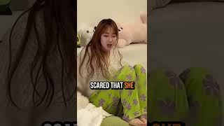 Scaring my girlfriend by putting firecrackers on the weighing scale 😏⚖️ #funny #comedy #vlog #couple