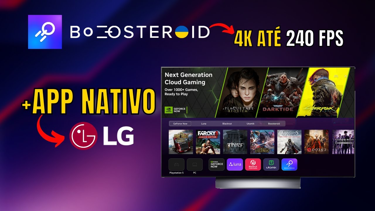 LG Adds Even More Cloud Gaming With 4K GeForce Now, Boosteroid Support
