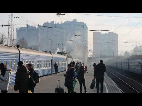 ...как объявляют поезда на вокзале Одесса-Главная (HD) (декабрь,2017)