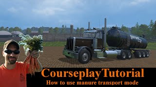 Courseplay Tutorial - How to use manure transport mode - Farming Simulator 15 screenshot 3