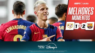 Thumbnail for Dani Olmo MUDA JOGO na estreia, e Barcelona vence Rayo Vallecano em LALIGA | MELHORES MOMENTOS