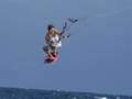 Huge jump kiteboarding  andy hurdman saltwater cowboy
