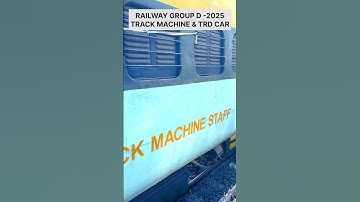 RAILWAY TRACK MACHINE VIDEO | RAILWAY TRD VIDEO | RRB GROUP D NEW VACANCY 2025 | RAILWAY GROUP D