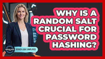 Why Is A Random Salt Crucial For Password Hashing?