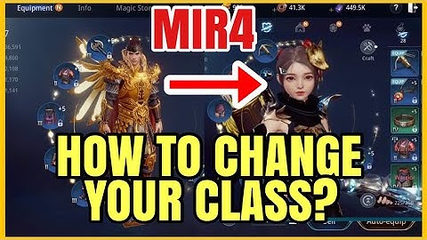 MIR4 ARBALIST - HOW TO CHANGE/SWITCH YOUR CLASS IN MIR4 - HOW TO CHANGE TO ARBALIST?