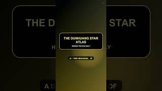 The Dunhuang Star Atlas Hidden In A Cave #ancient #unearthedsecrets #facts
