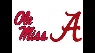 2017 Ole Miss at #1 Alabama (Highlights)