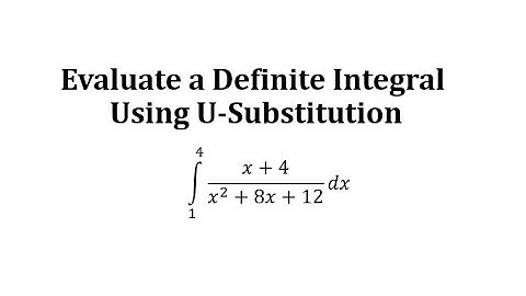 Evaluate a Definite Integral Using U-Substitution:  (x+a)/(x^2+bx+c)
