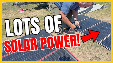 Small Camper Solar Power with Lithium Batteries Setup!