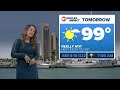 Hot days continue with little rain in the forecast