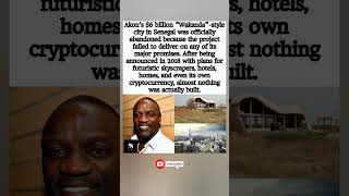 The $6 BILLION Failure: What Happened to Akon’s Wakanda? 🛑📉 #shorts #viral #songlyrics