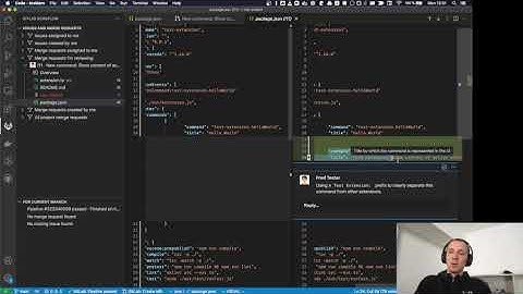 GitLab VS Code Extension: Showcasing commenting on MR diff