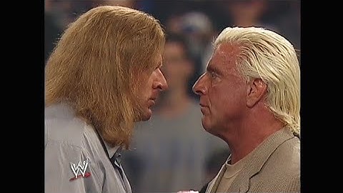 Triple H confronts Ric Flair & HBK! 05/26/2003