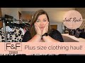 TESCO F&F Clothing Haul – Are Supermarkets fashionable? – Plus Size Fashion August 2021 |Just Rach ♡