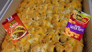 Tater Tot Casserole Easy Recipe.