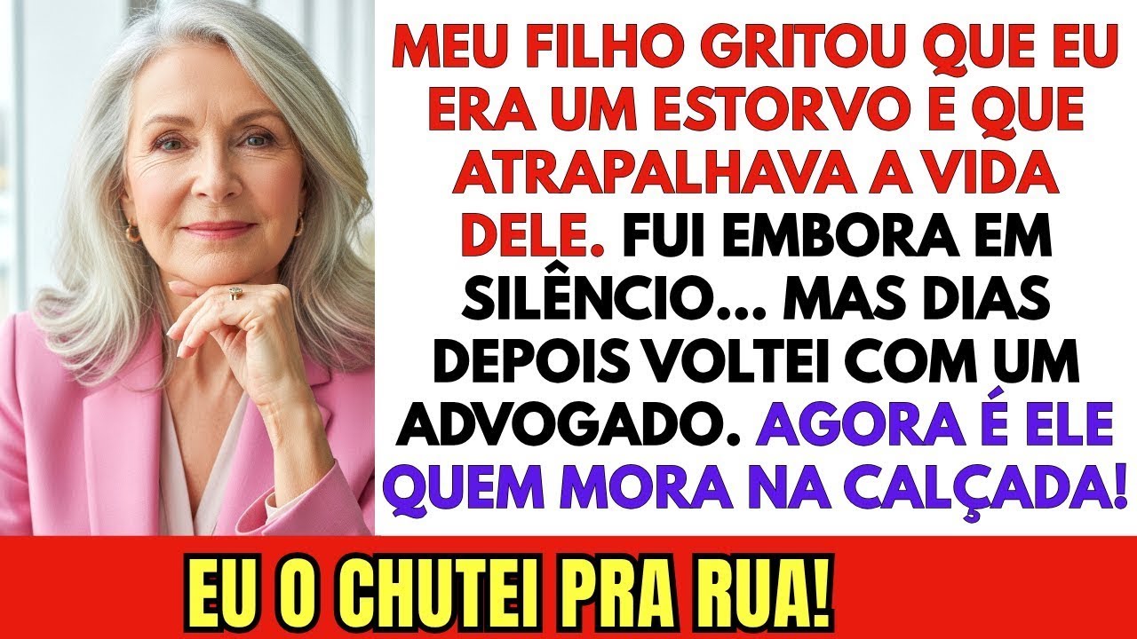 Meu FILHO me CHAMOU de “ESTORVO” e me EXPULSOU… Voltei com um ADVOGADO e o COLOQUEI NA RUA!