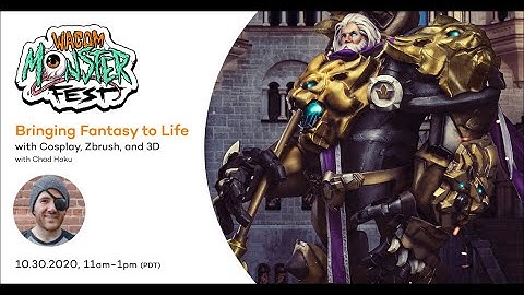 Wacom Monster Fest   Hokuprops   Bringing Fantasy to Life with Cosplay, Zbrush, and 3D Printing