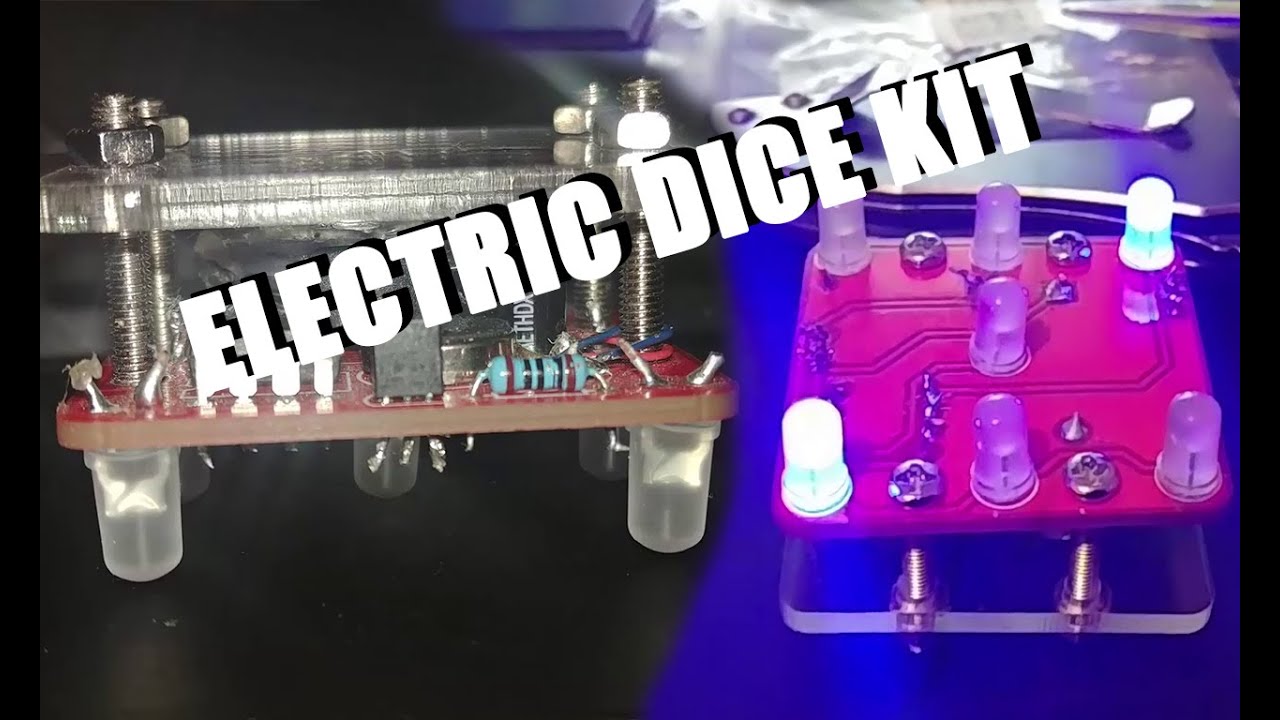 Soldering Electronic Dice Kit & Playing WIth It YouTube