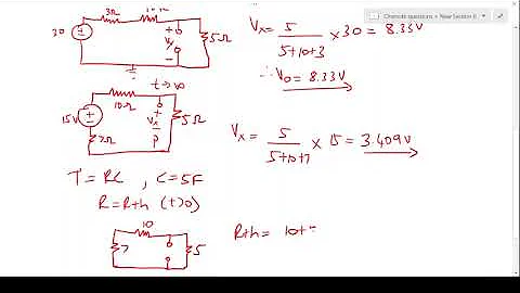 RC Step Response example 2