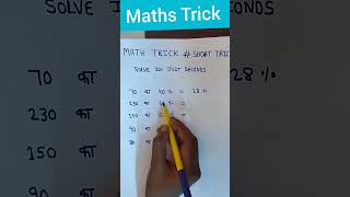 Maths Trick| #mathshorts #sscmaths #maths #mathstricks screenshot 3