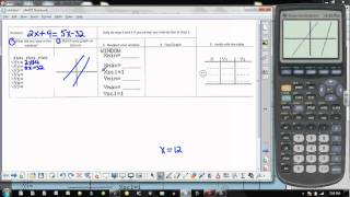 Solving Equations in One Variable on the TI83-84