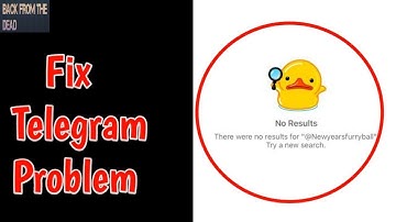 Fix Telegram Search Not Working Android | Telegram No Results Found | No Result Problem in Telegram