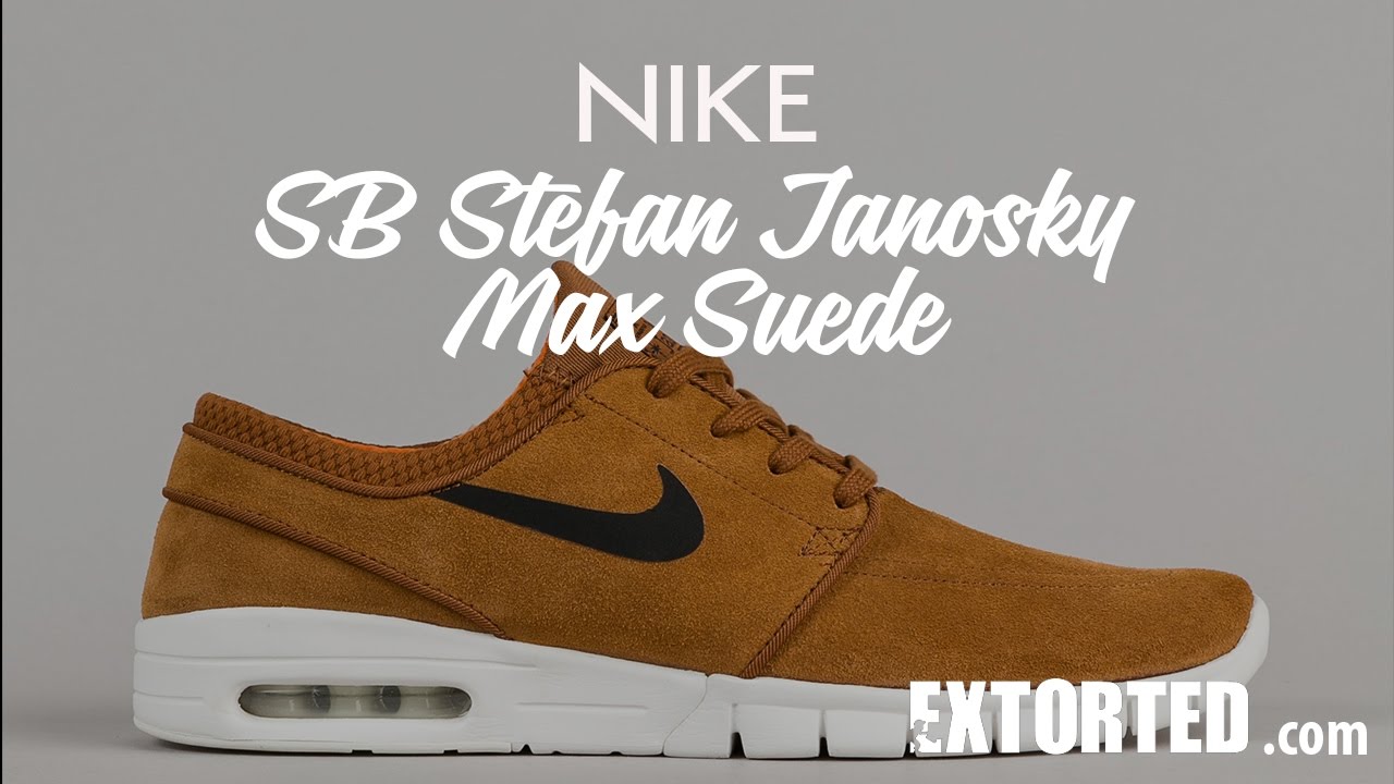 nike sb stefan janoski max suede hazelnut