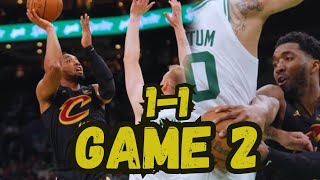 🏀CAVS BEAT BOSTON 1-1 | GAME 2 2ND ROUND PLAYOFFS game recap may 10 2024 #nba @ballers453