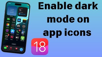 How to Enable Dark Mode on App Icon in iOS 18 | 2024