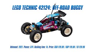 LEGO Technic 42124: Off-Road Buggy: In-depth Review, Speed Build & Parts List