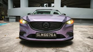 2016/04 Mazda 6 Sedan 2.5L Sunroof LED HI-SPEC (SLM6676A)-Singapore Cars for Export 