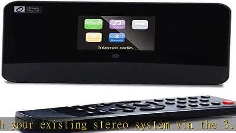 Ocean Digital WiFi Internet Radio FM Tuner Adaptor Model WR03 Spotify Bluetooth Receiver 2.8" Color