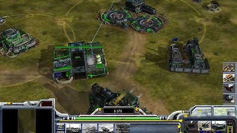 C&C generals Rise Of The Reds MOD: ECA vs GLA vs GLA vs USA (1vs1vs1vs1)