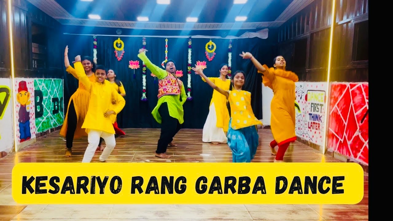 Kesari Rang Kesariyo Rang Garba Dance | Asees K, Dev N | Avneet Kaur, Shantanu ...