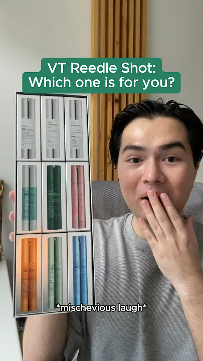 Which VT Reedle Shot is right for you? (Comparison)💧 #skincare (unpaid collab)