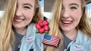 First Time Voting Vlog! Presidential Primaries 2020 | Courtney Graben