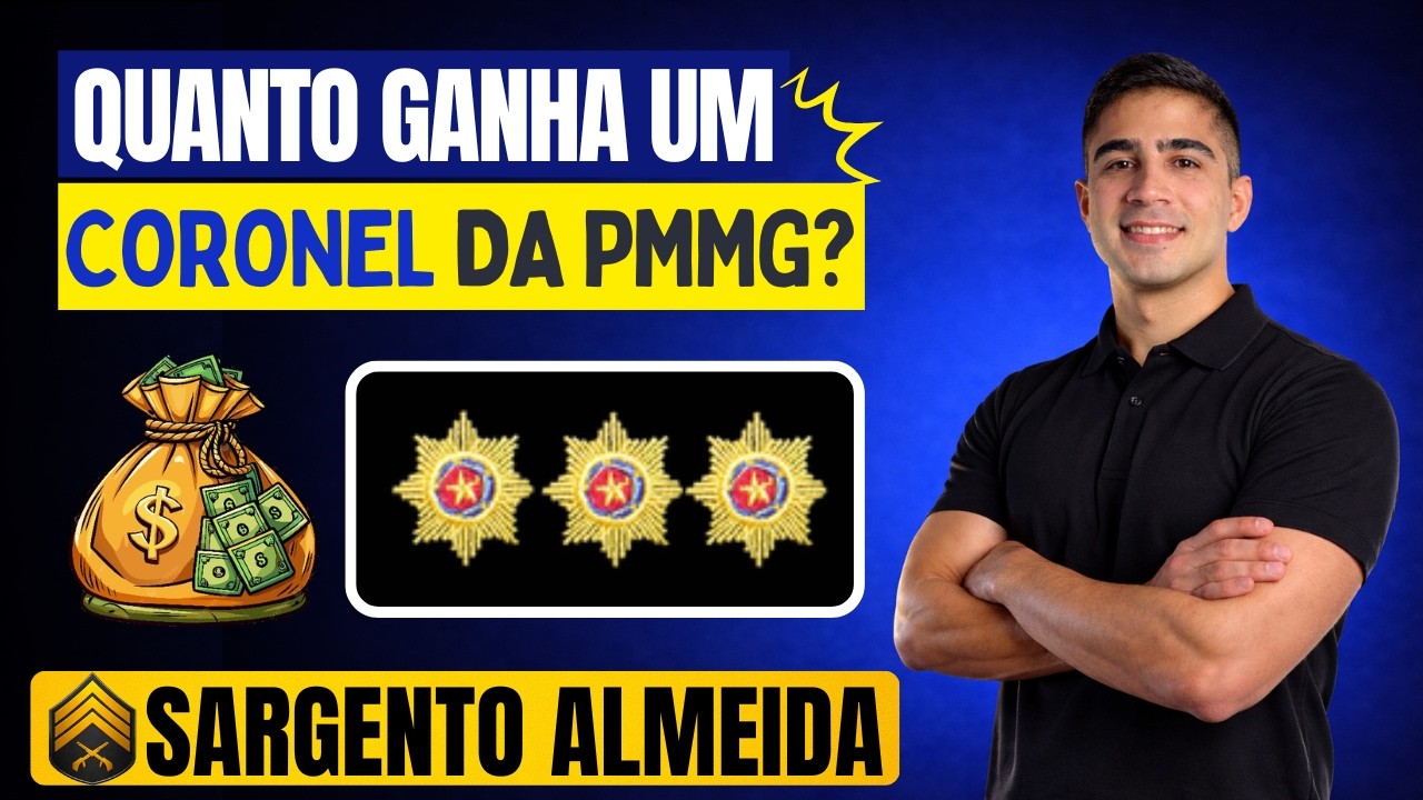 Quanto Ganha um Coronel da Polícia Militar de Minas Gerais? - YouTube