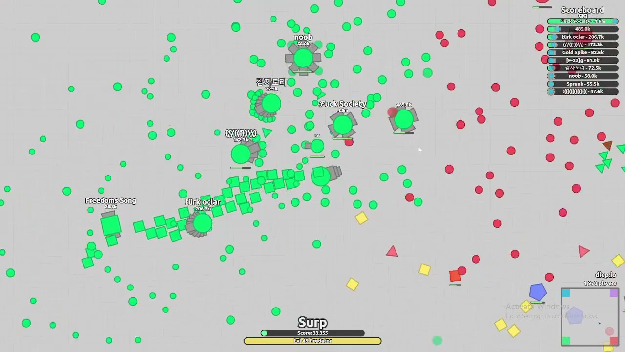 Anti 5.4 million Overlord by Anti 4tdm spectated by Surprise diep.io