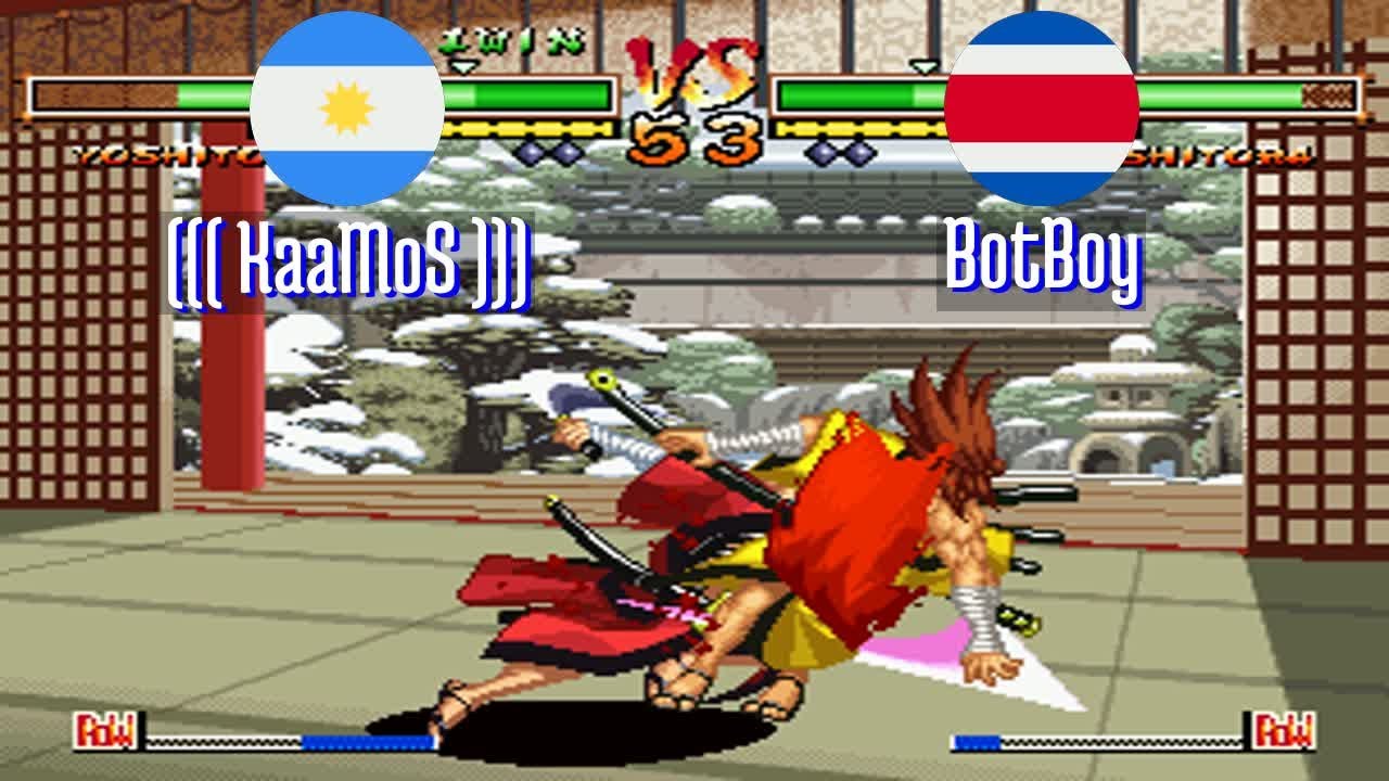 FT5 @samsh5sp: ((( KaaMoS ))) (AR) vs BotBoy (CR) [Samurai Shodown V SP samsho5 Fightcade] May 15