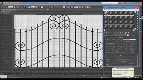 How To Make A Gate Grill Model In 3ds Max Beginners Tutorial