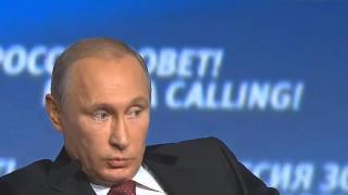 Путин В.В. (2014.10.02) - США производят самый главный свой продукт — доллары