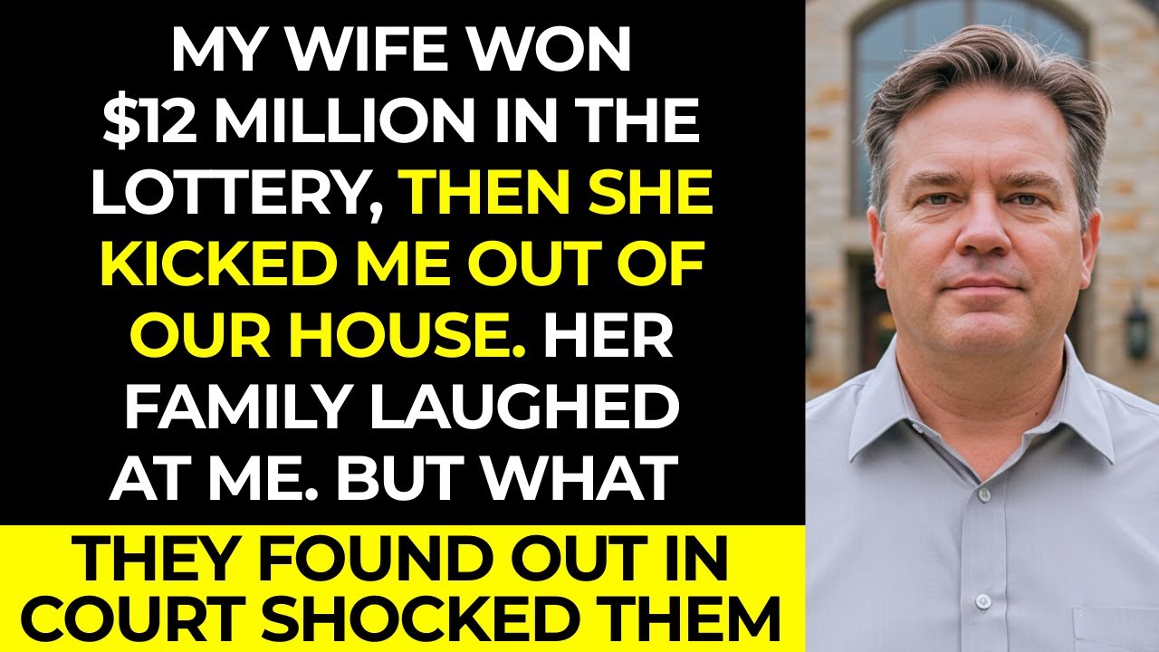 My Wife Won $12 Million and Kicked Me Out; I Used Her Family’s Prenup to Take My Share