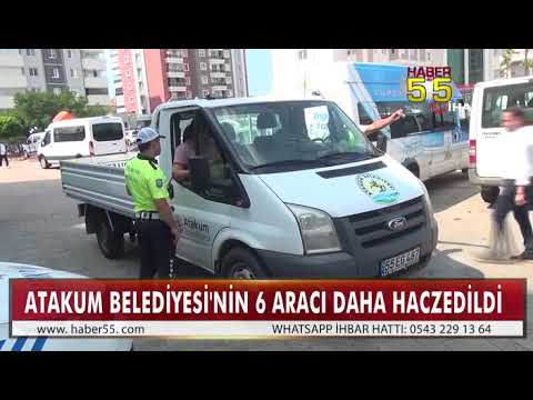 ATAKUM BELEDİYESİ'NE 40 MİLYON TL'LİK HACİZ