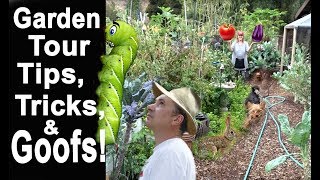 Garden Tour Good Tips Growing Tomatoes Stevia Ginger Squash Vegetables