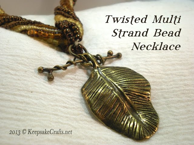 Olive rainbow twisted hemp ceramic Swirly Arrow choker necklace :: Ijitsa