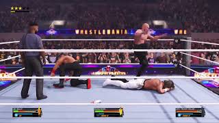 WWE 2K25! Seth Rollins vs Jon Moxley vs Roman Reigns 👊🔥