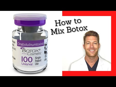 How to Mix Botox and What You'll Need