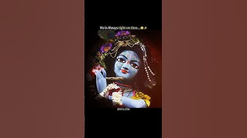 He is Always right on time..🥹✨ #ytshorts #krishna #shortsfeed