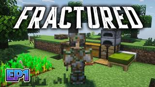 I Started Surviving in a Broken World! | Minecraft Fractured #1